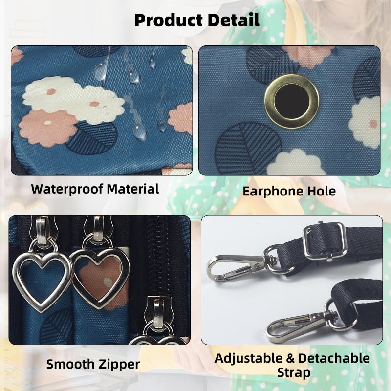 JANKS Crossbody Bags for Women, Small Phone Purse Travel Pouch Over the Shoulder Bags for Women with Adjustable Strap - Image 4